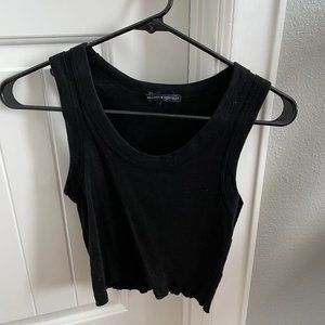 Brandy Melville Black Crop Top